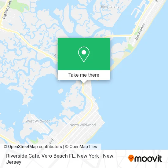 Riverside Cafe, Vero Beach FL map