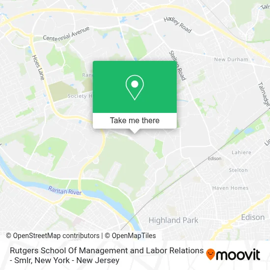 Rutgers School Of Management and Labor Relations - Smlr map