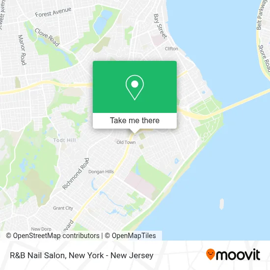 R&B Nail Salon map