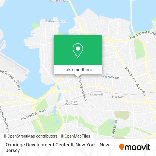 Oxbridge Development Center II map
