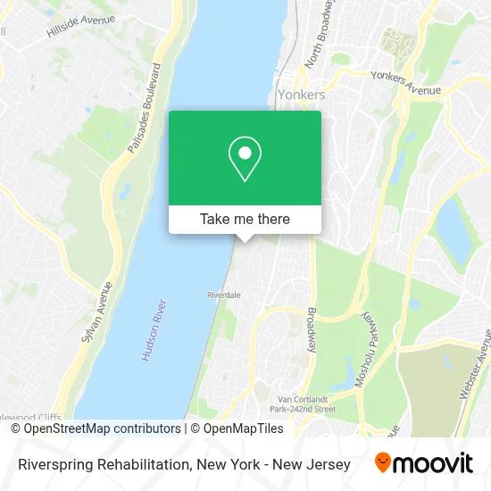 Riverspring Rehabilitation map