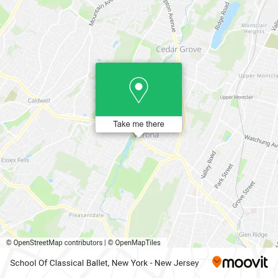 School Of Classical Ballet map