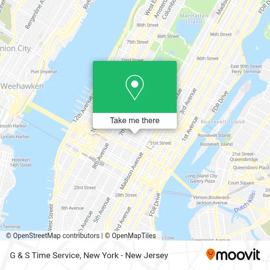 G & S Time Service map