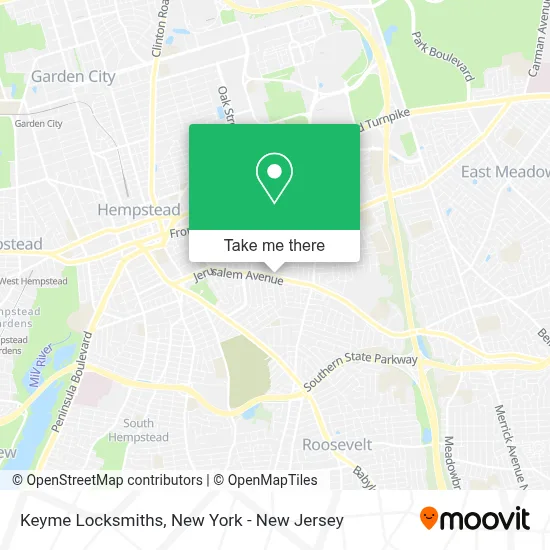 Keyme Locksmiths map