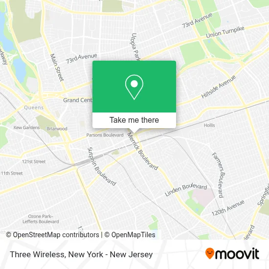Three Wireless map