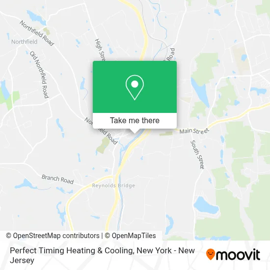 Perfect Timing Heating & Cooling map