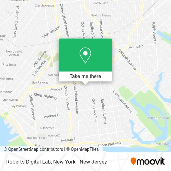 Roberts Digital Lab map