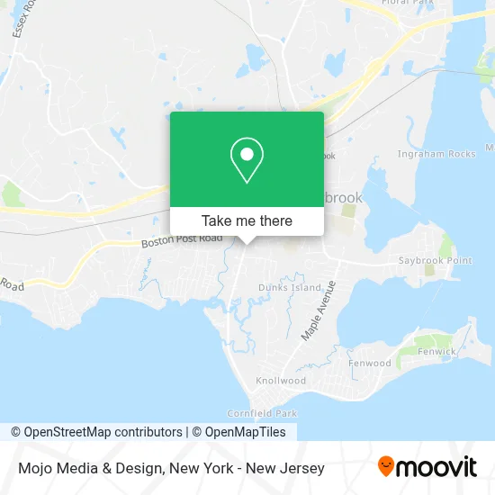 Mojo Media & Design map