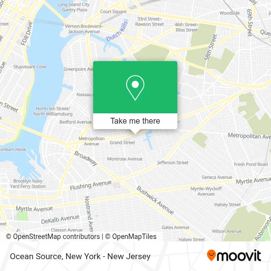 Ocean Source map