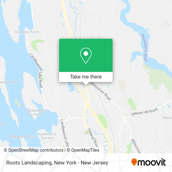 Roots Landscaping map