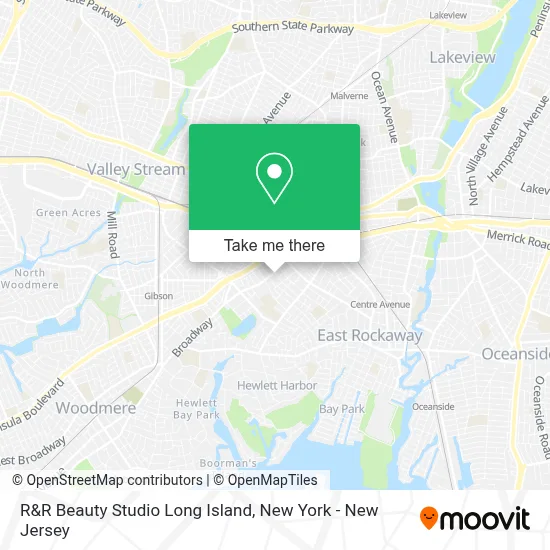 R&R Beauty Studio Long Island map