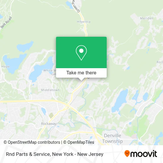 Rnd Parts & Service map