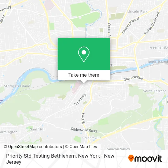 Priority Std Testing Bethlehem map