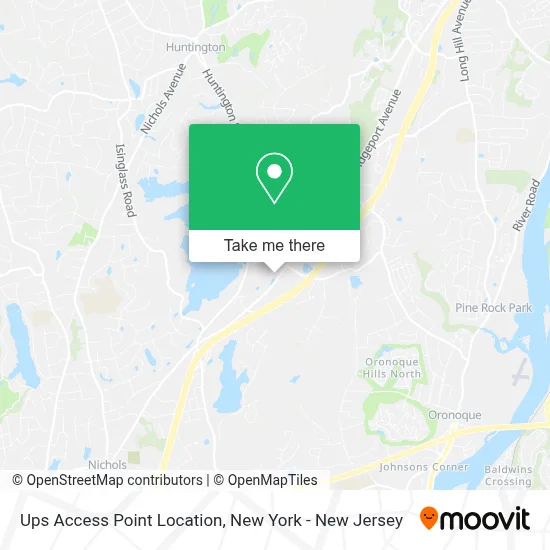 Ups Access Point Location map