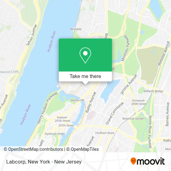 Labcorp map