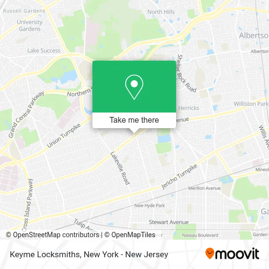 Keyme Locksmiths map