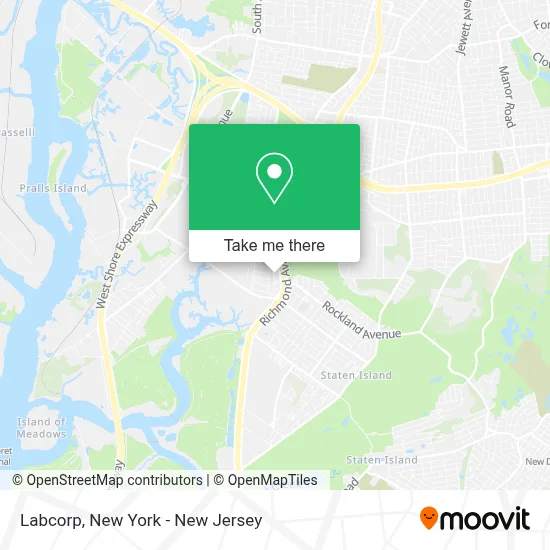 Labcorp map