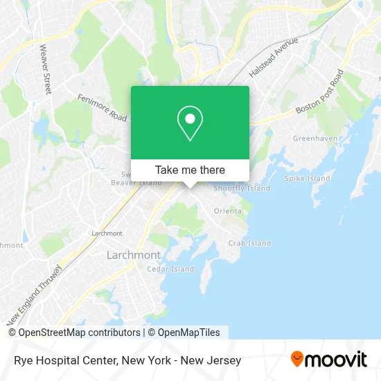 Rye Hospital Center map
