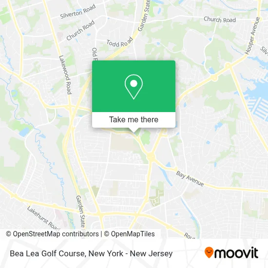 Bea Lea Golf Course map