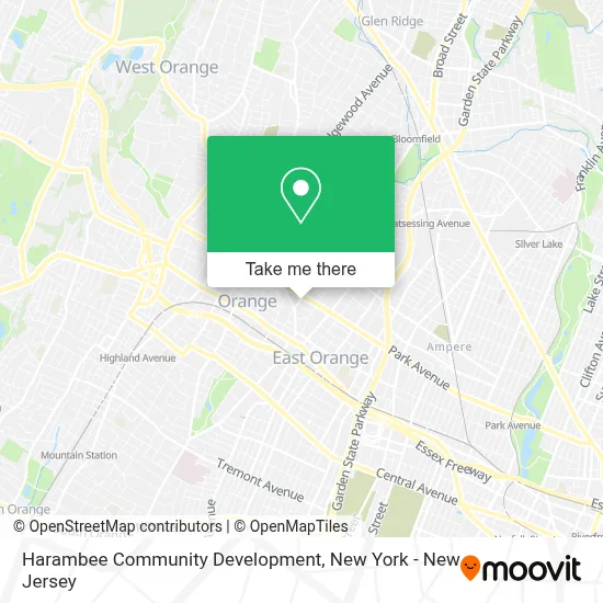 Harambee Community Development map
