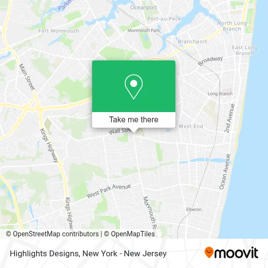 Highlights Designs map