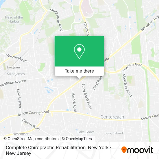 Complete Chiropractic Rehabilitation map