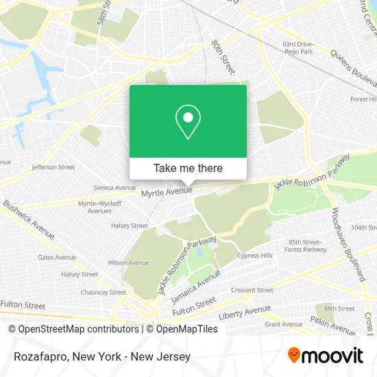 Rozafapro map