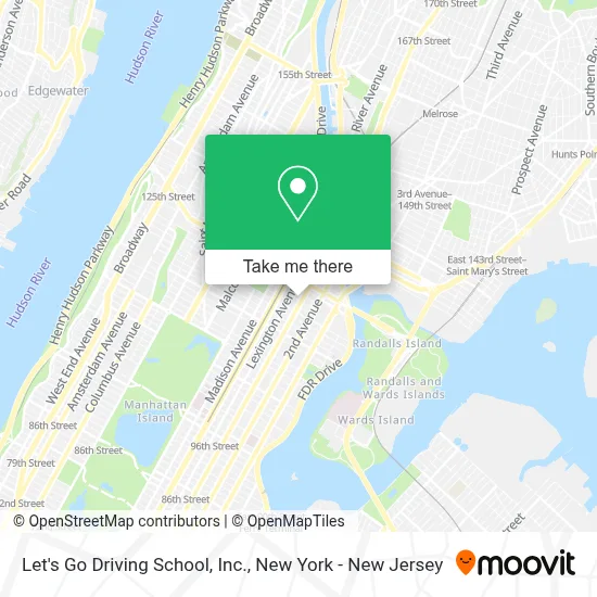Let's Go Driving School, Inc. map