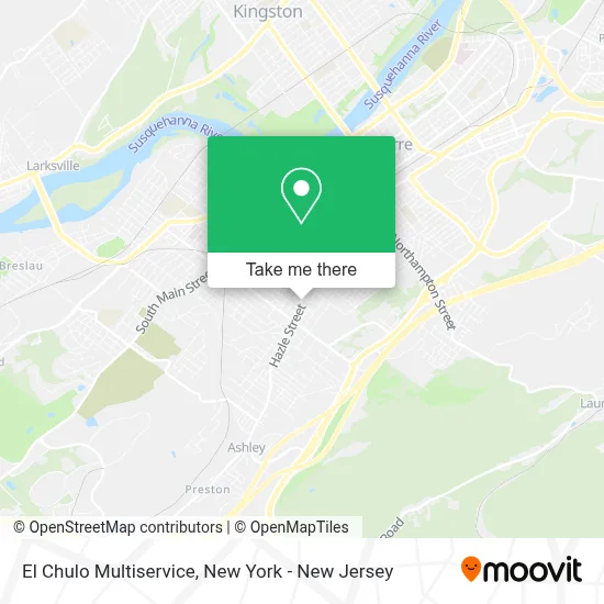 El Chulo Multiservice map