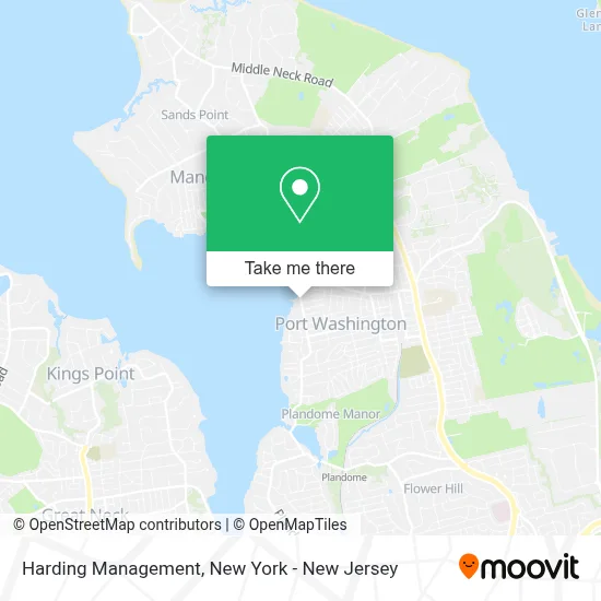 Harding Management map