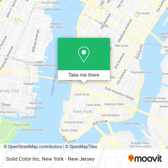 Solid Color Inc map