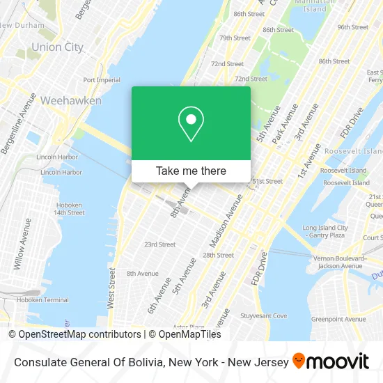 Consulate General Of Bolivia map