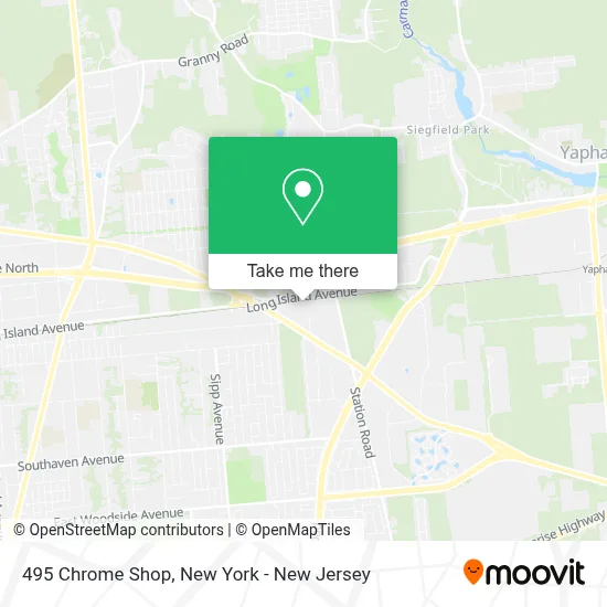 495 Chrome Shop map