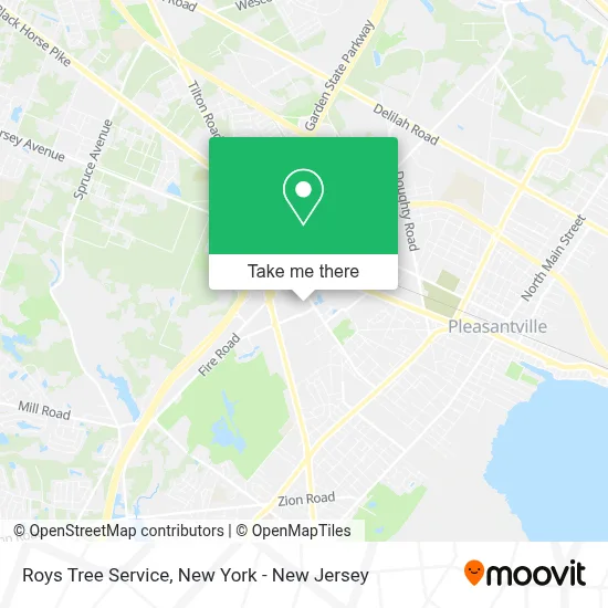 Roys Tree Service map