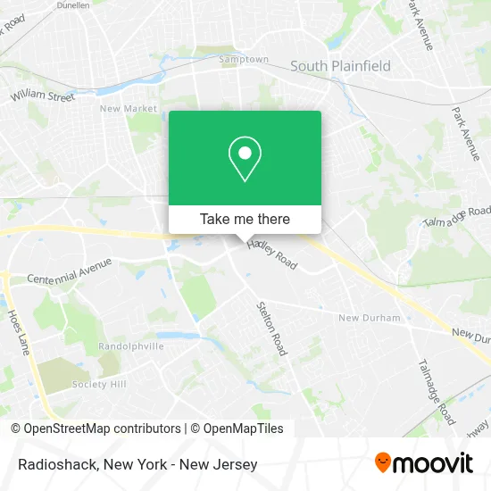 Radioshack map