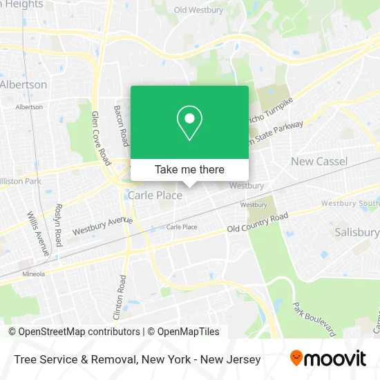 Tree Service & Removal map
