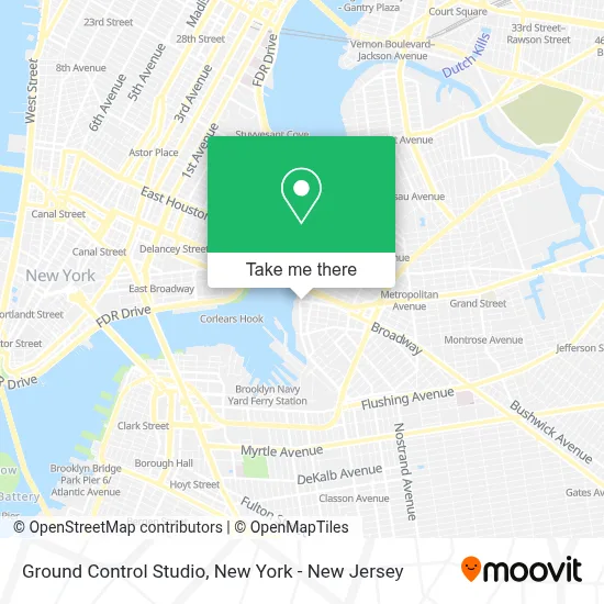 Ground Control Studio map
