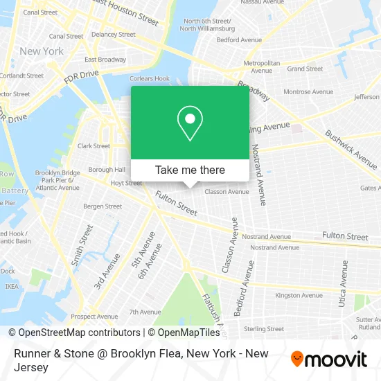 Runner & Stone @ Brooklyn Flea map