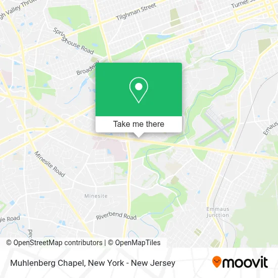 Muhlenberg Chapel map