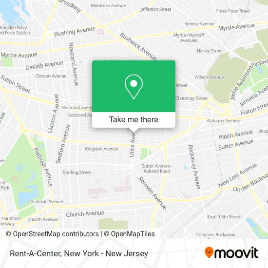 Rent-A-Center map