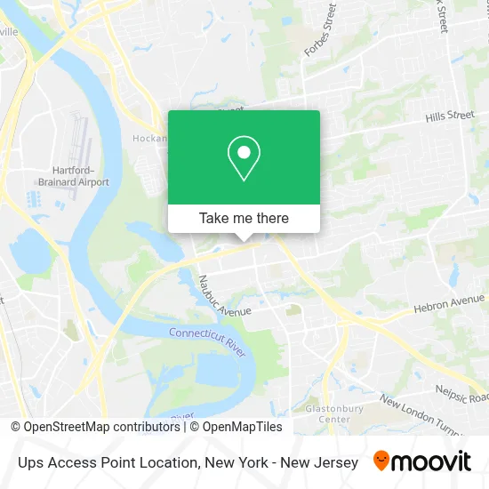 Ups Access Point Location map