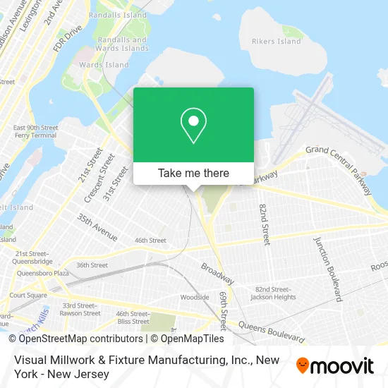 Visual Millwork & Fixture Manufacturing, Inc. map