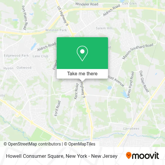 Howell Consumer Square map