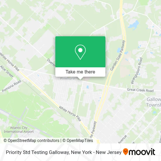 Priority Std Testing Galloway map