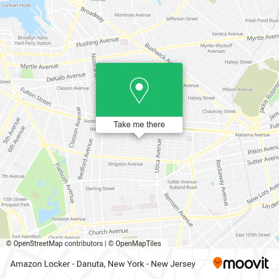 Amazon Locker - Danuta map
