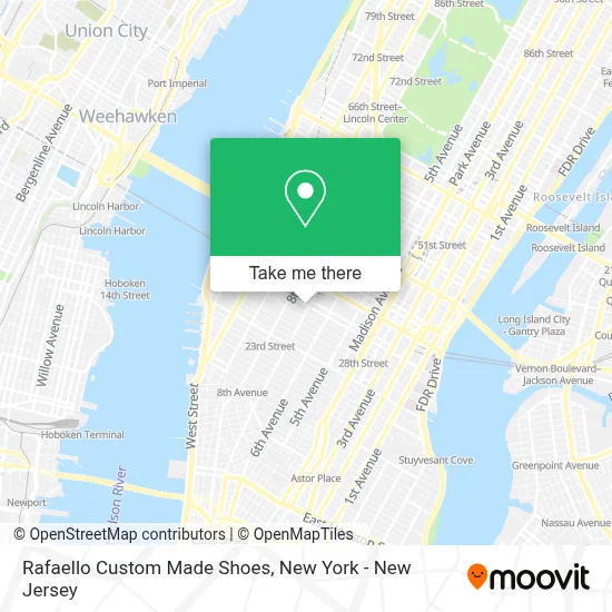 Rafaello Custom Made Shoes map