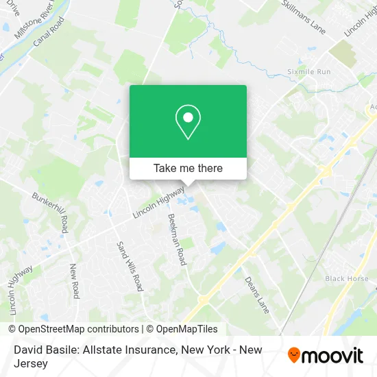 David Basile: Allstate Insurance map