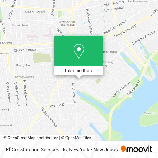 Rf Construction Services Llc map