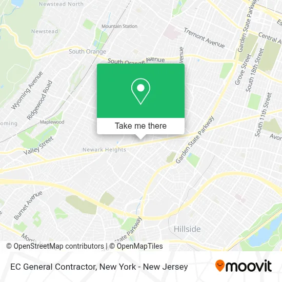 EC General Contractor map