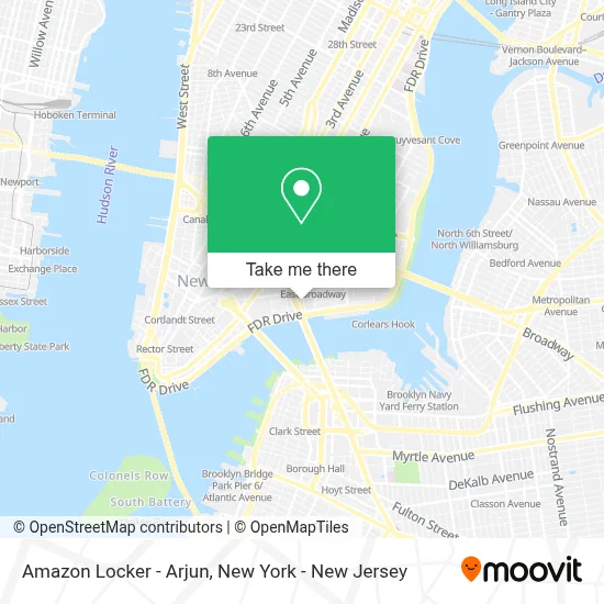 Amazon Locker - Arjun map
